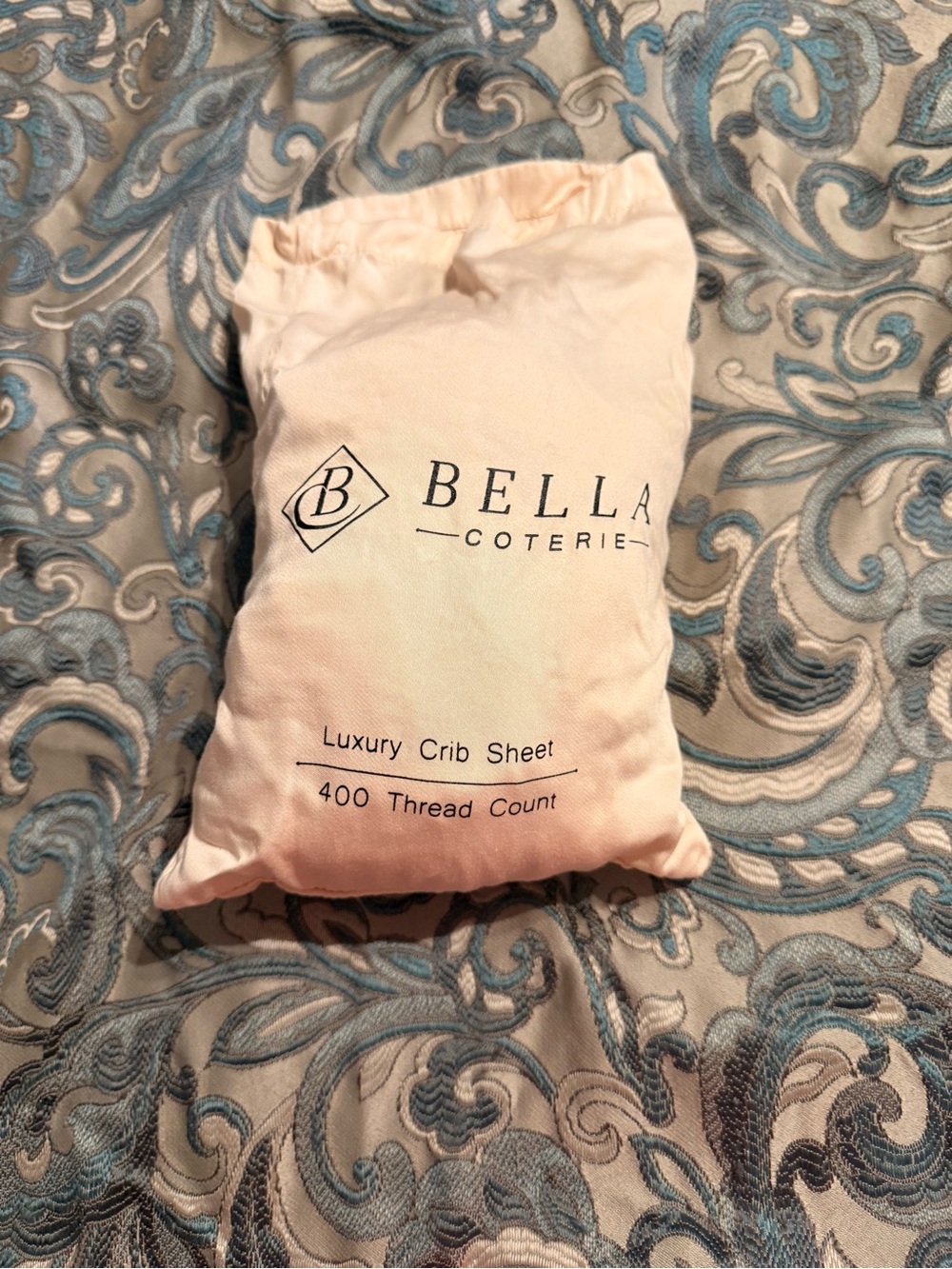 Bella Coterie Luxury Crib Sheet in Blush